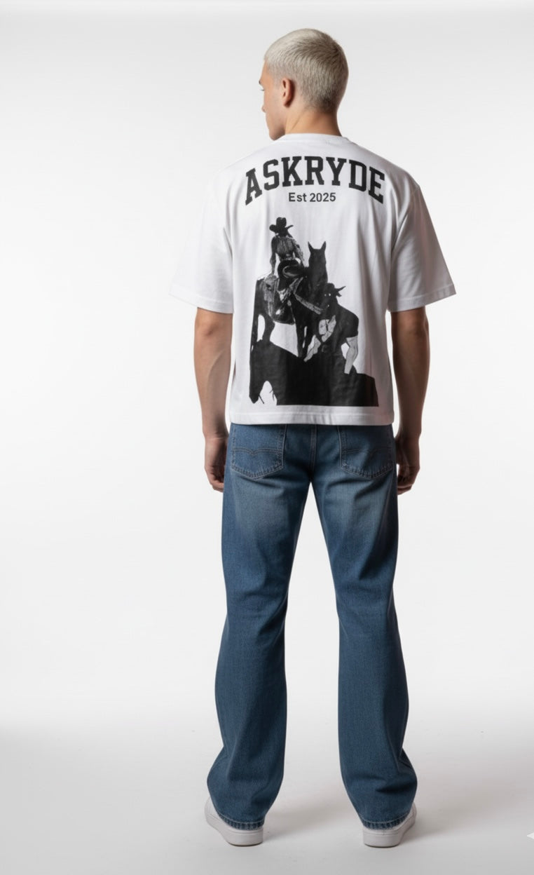 Askryde Cowboy Texas Shadows Oversized T