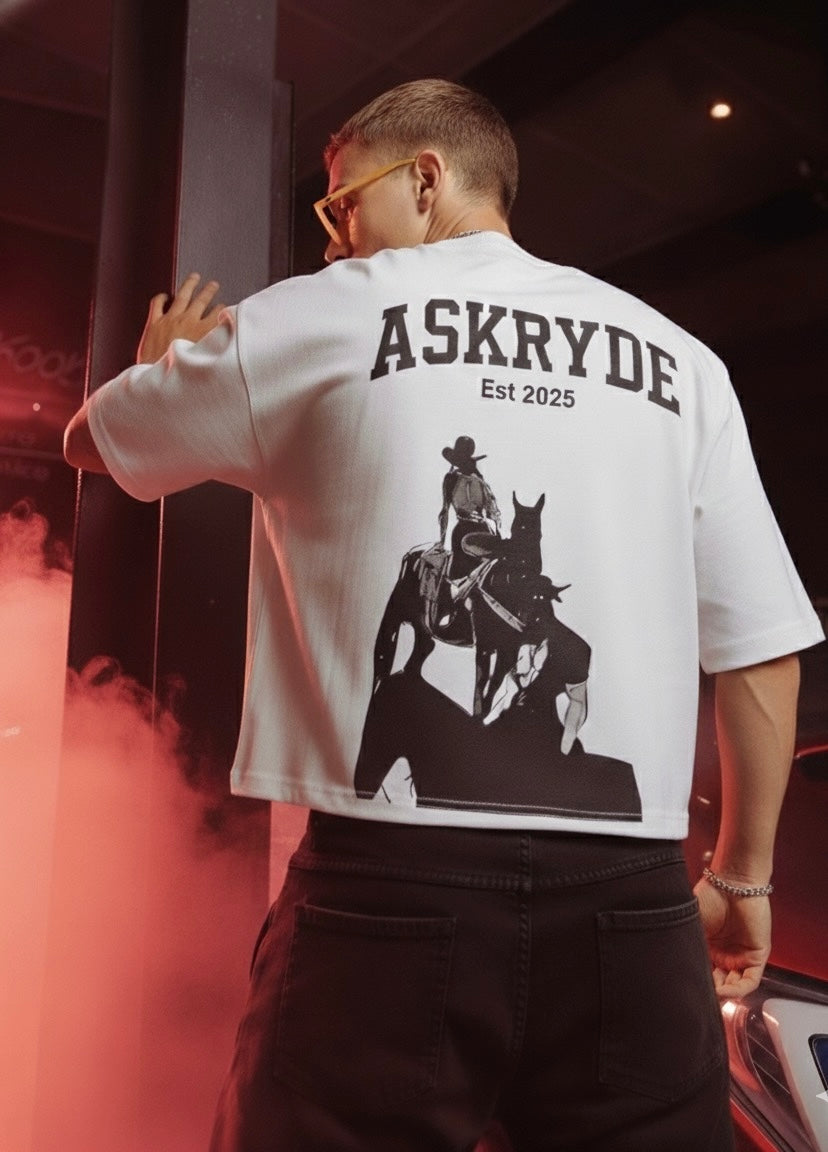 Askryde Cowboy Texas Shadows Oversized T